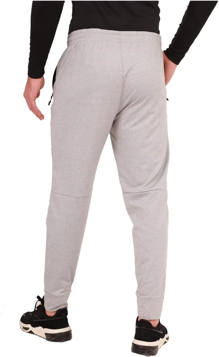 1 Pack/2 Pack Mens Jogger Gym Sweatpants, Athletic Jogger Workout Pants for Men,Running Track Pants with Zipper Pockets