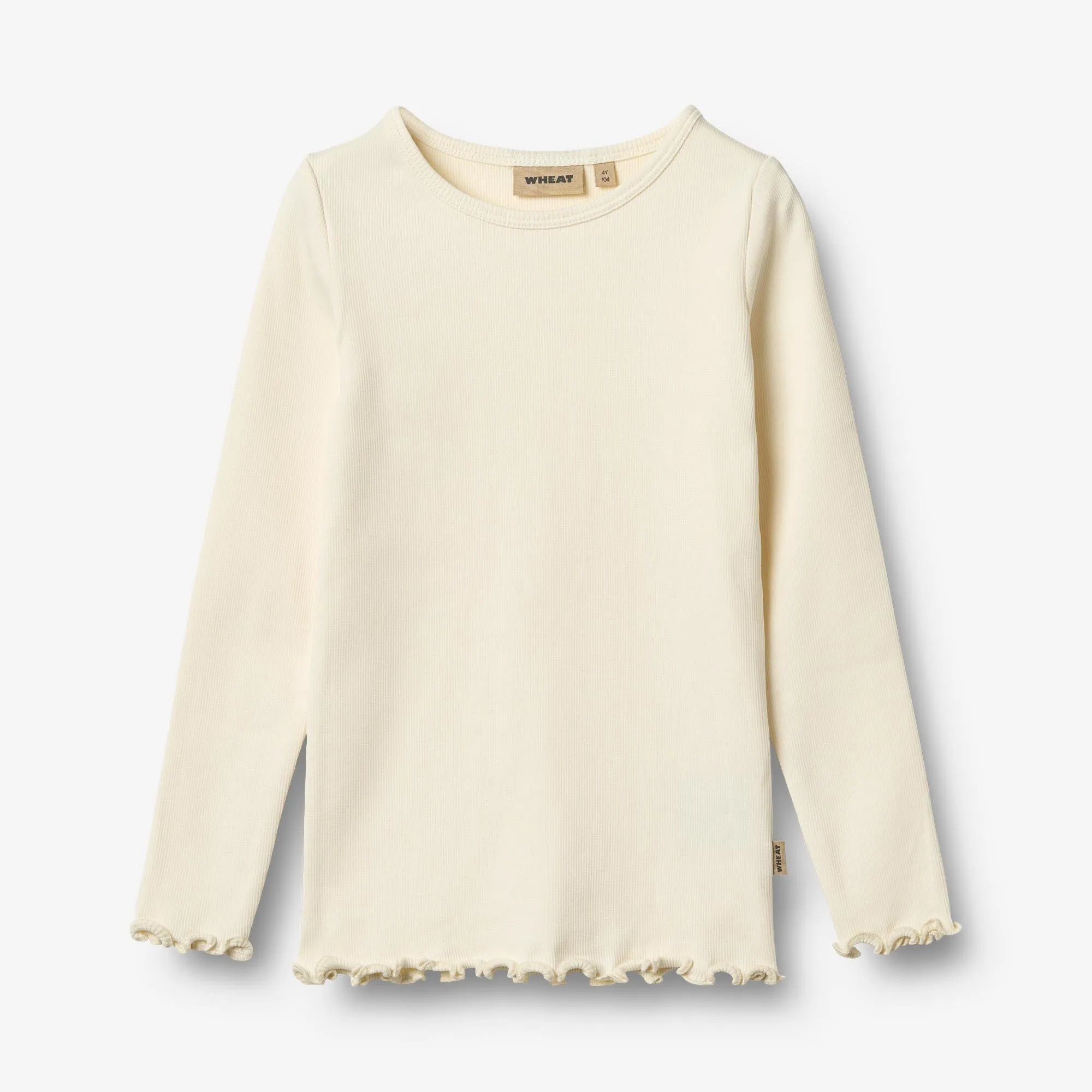 2 Rib T-shirts L/S Ida - rose water flowers
