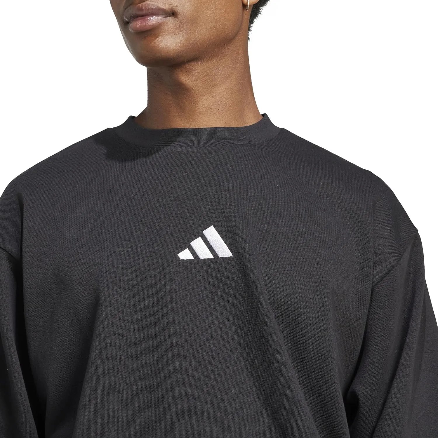 adidas Men's Essentials Feel Cozy Fleece Sweatshirt