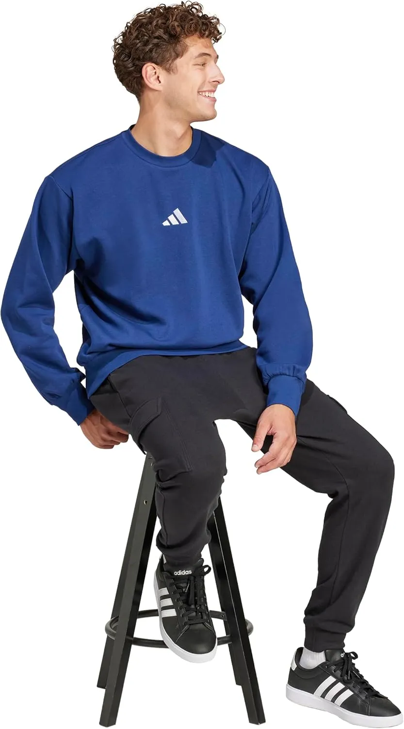 adidas Men's Essentials Feel Cozy Fleece Sweatshirt