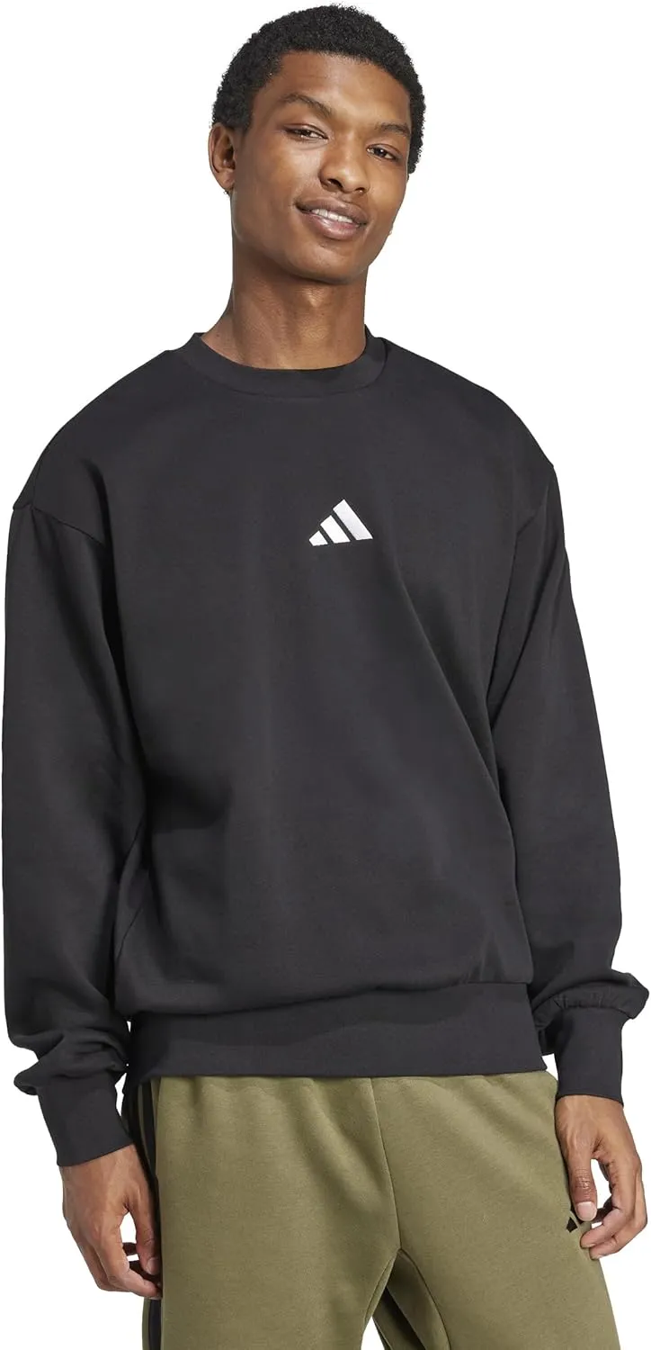 adidas Men's Essentials Feel Cozy Fleece Sweatshirt