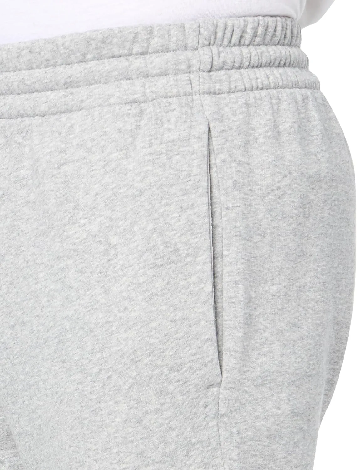 adidas Mens Essentials Fleece Tapered Cuff Logo Joggers Training Casual - Blue