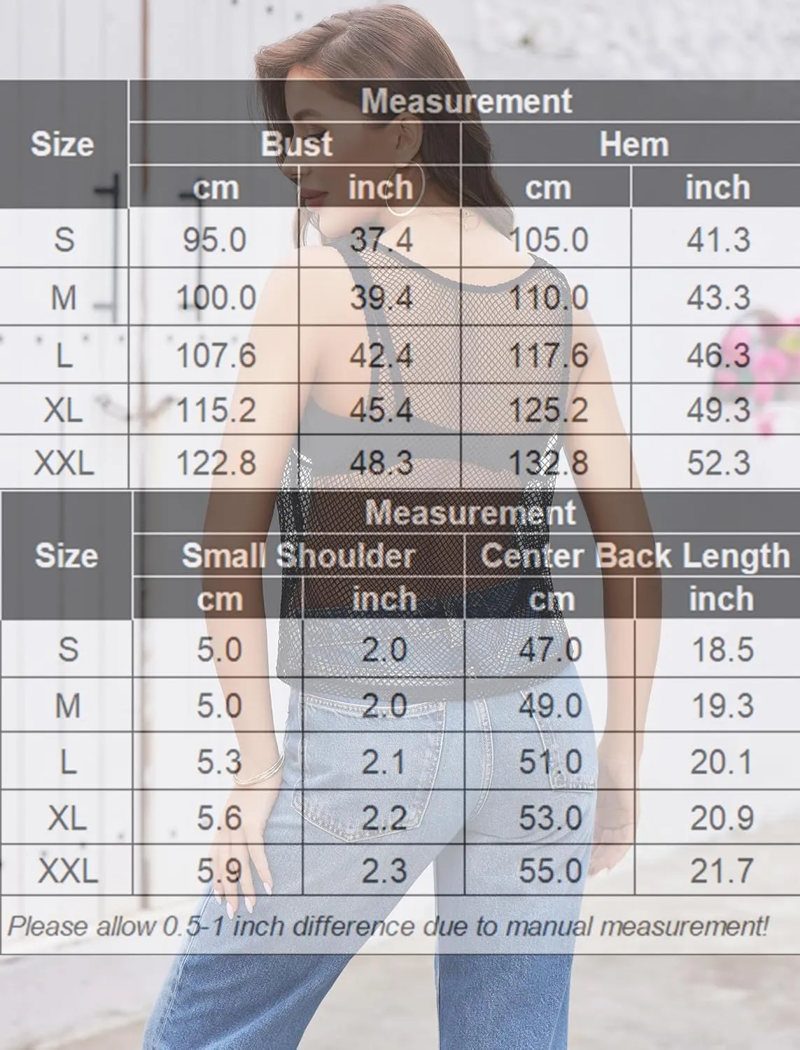 Avidlove Fishnet Top for Women Sleeveless See Through Cover Up Scoop Neck Blouses Y2K Sheer Tank Shirt