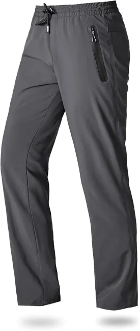 Boladeci Men's Joggers Lightweight Quick Dry Casual Athletic Hiking Pants Sweatpants with Pockets Elastic Waist