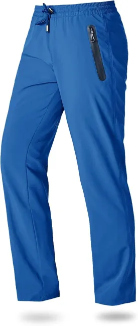 Boladeci Men's Joggers Lightweight Quick Dry Casual Athletic Hiking Pants Sweatpants with Pockets Elastic Waist