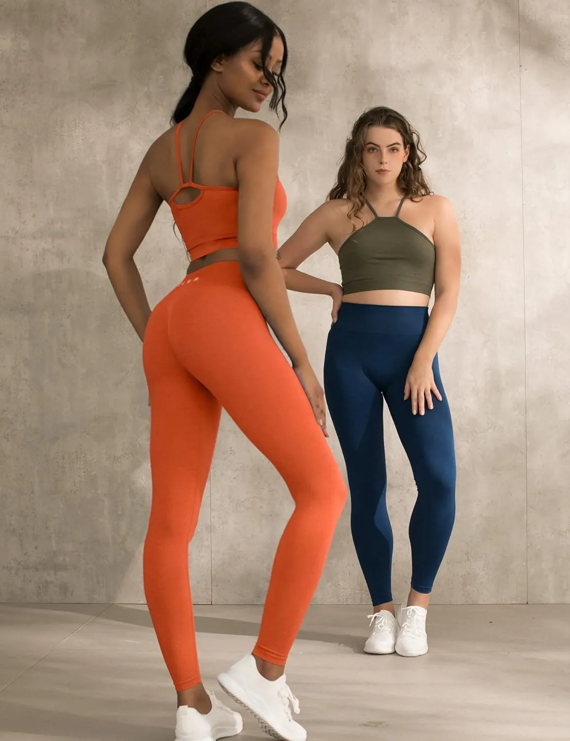 CELER Workout Leggings for Women Tummy Control Chemistry Seamless Scrunch Butt Gym Leggings High Waisted Yoga Pants