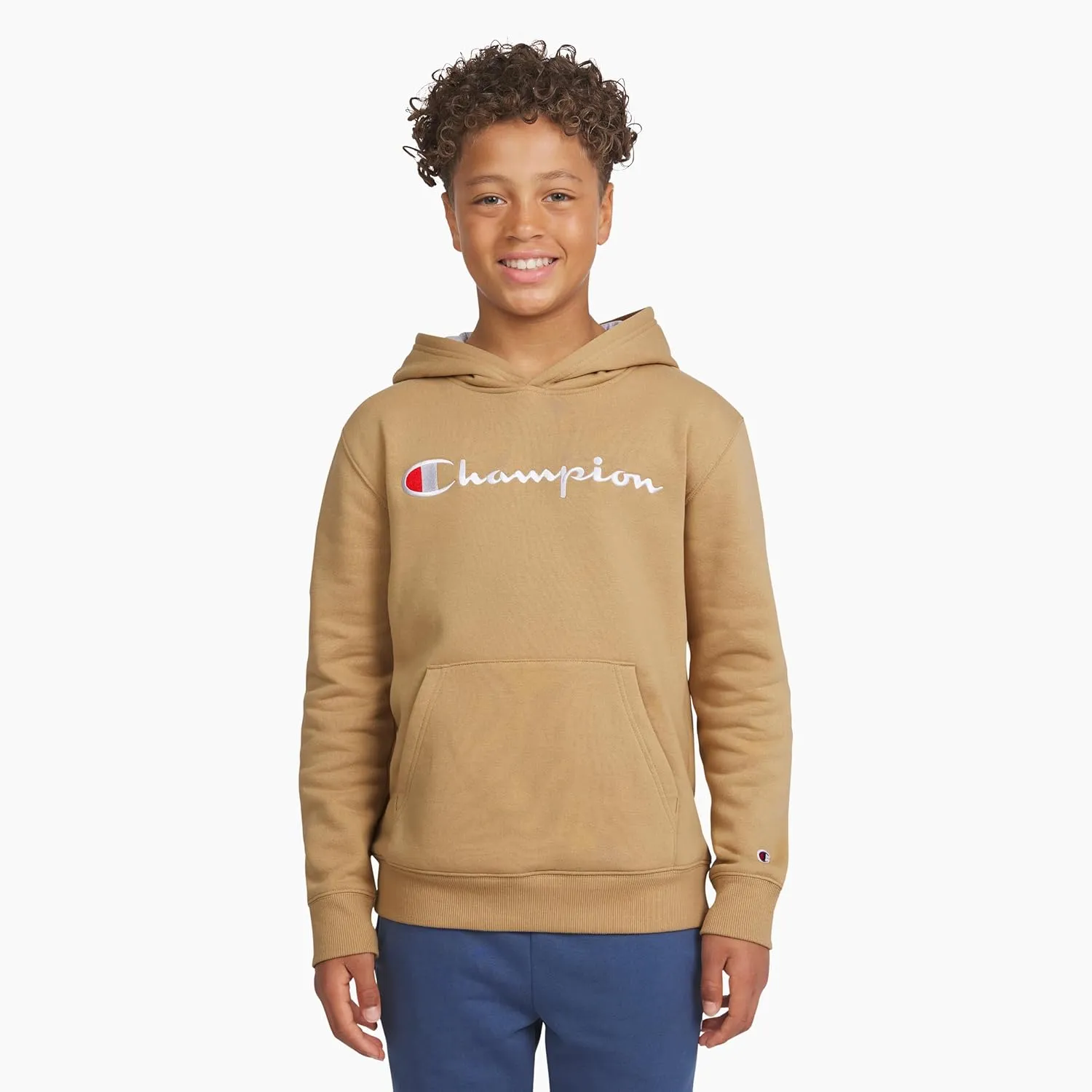 Champion Boys Hoodie for Kids Sweatshirt Fleece Youth Pullover With Hood