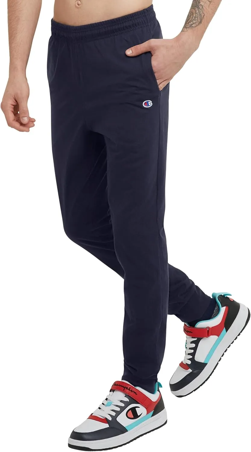 Champion Men's Joggers, Lightweight Lounge Pants, Jersey Graphic Pants for Men, 31"