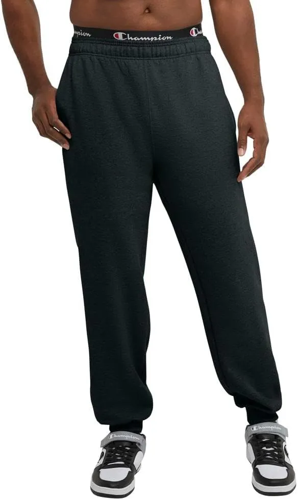 Champion Men's Powerblend, Fleece Jogger Sweatpants (Regular and Big & Tall)