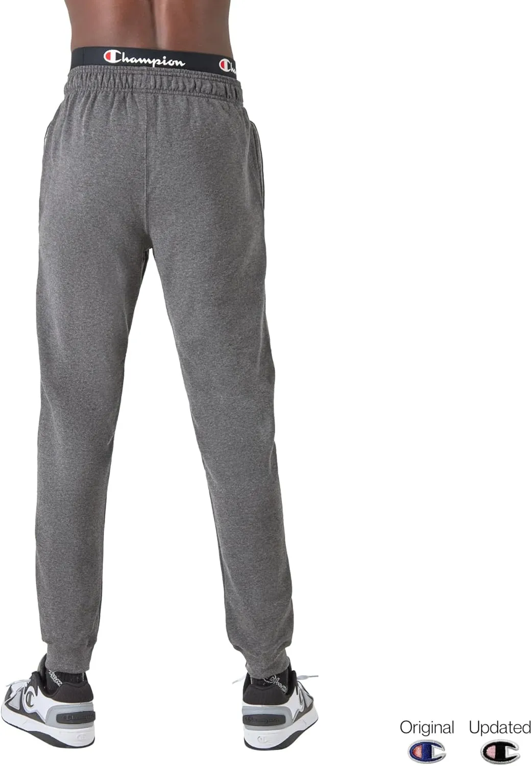 Champion Men's Powerblend, Fleece Jogger Sweatpants (Regular and Big & Tall)