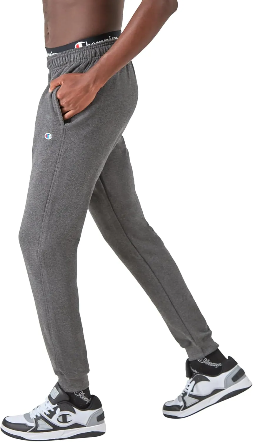 Champion Men's Powerblend, Fleece Jogger Sweatpants (Regular and Big & Tall)