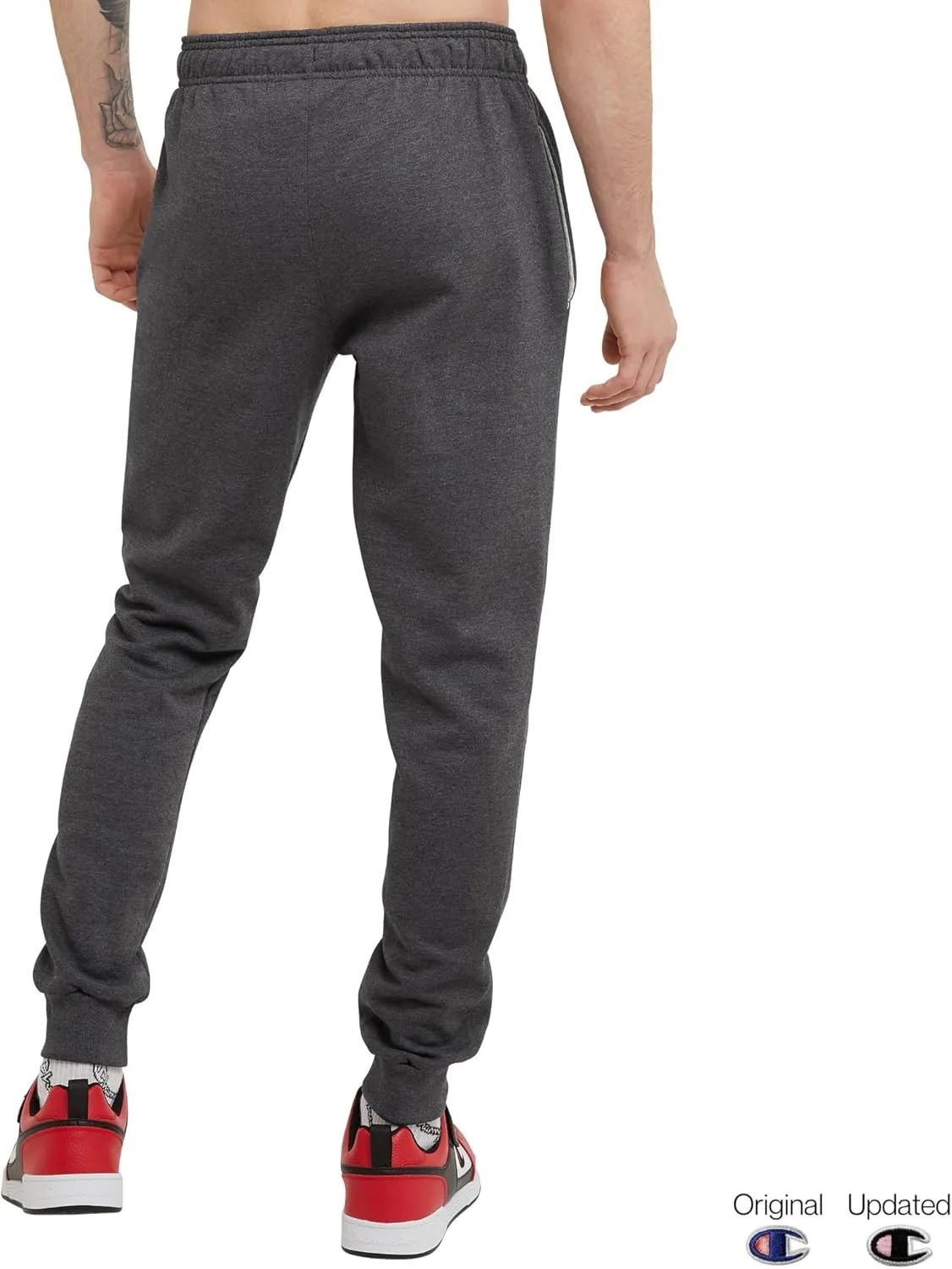 Champion Men's Powerblend, Fleece Jogger Sweatpants (Regular and Big & Tall)