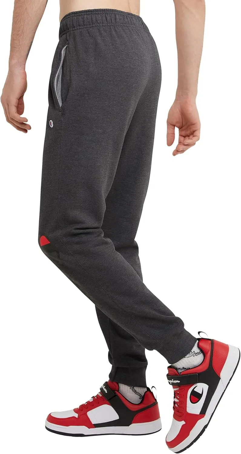Champion Men's Powerblend, Fleece Jogger Sweatpants (Regular and Big & Tall)