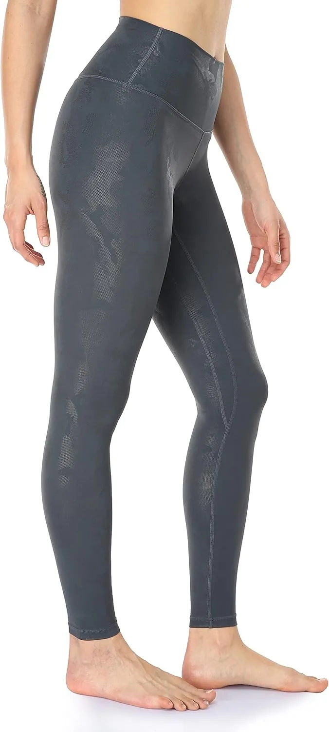 Colorfulkoala Women's High Waisted Matte Faux Leather Leggings Full Length Yoga Pants