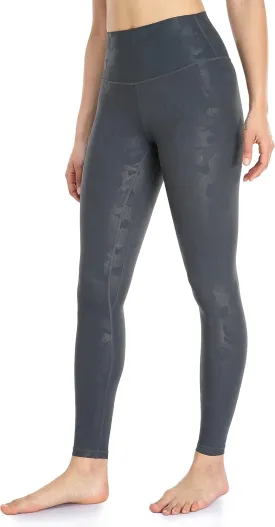 Colorfulkoala Women's High Waisted Matte Faux Leather Leggings Full Length Yoga Pants