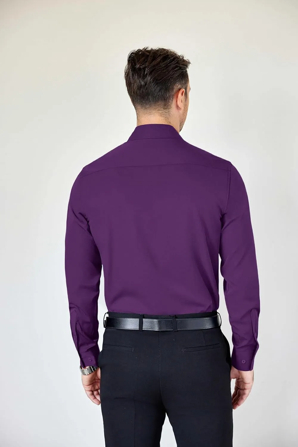 COOFANDY Mens Dress Shirts Wrinkle Free Long Sleeve Button Down Shirts Formal Business Shirt