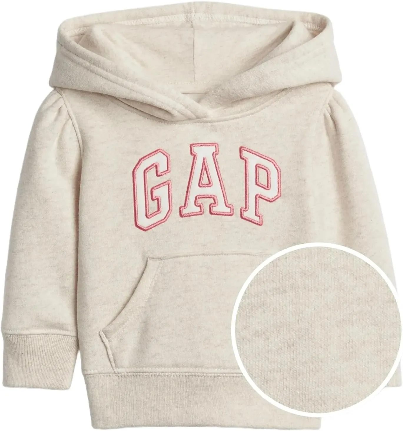 GAP Baby Girls' Playtime Favorites Logo Pullover Hoodie Hooded Sweatshirt