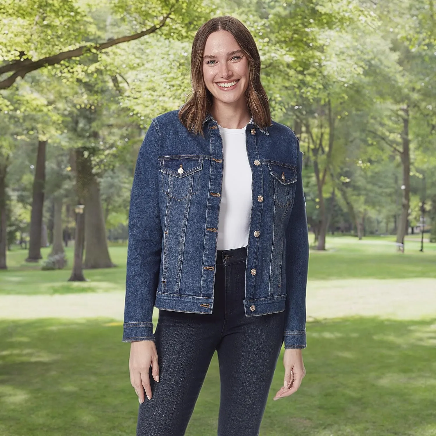 Gloria Vanderbilt Women's Amanda Denim Jean Jacket