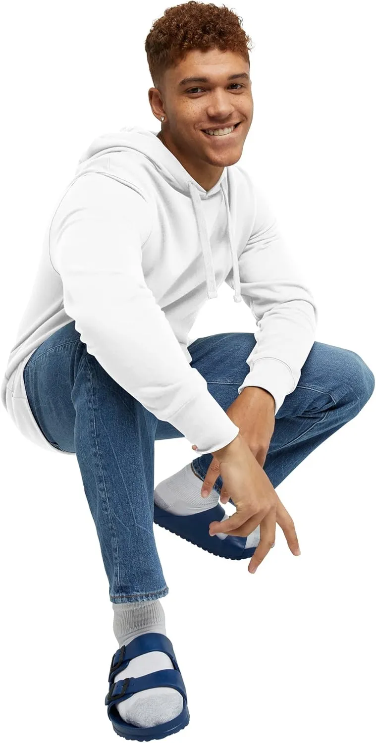 Hanes Men's Originals Midweight Fleece Hoodie, Pullover Hooded Sweatshirt for Men