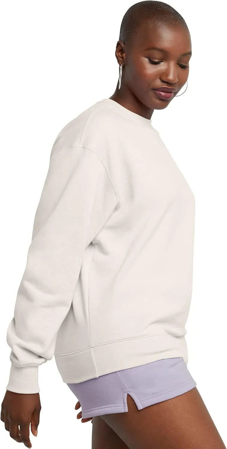 Hanes Women's Originals Plus Size Fleece Midweight Sweatshirt