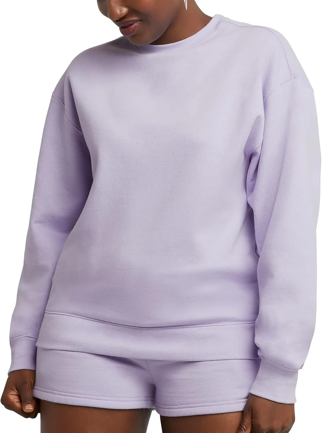 Hanes Women's Originals Plus Size Fleece Midweight Sweatshirt