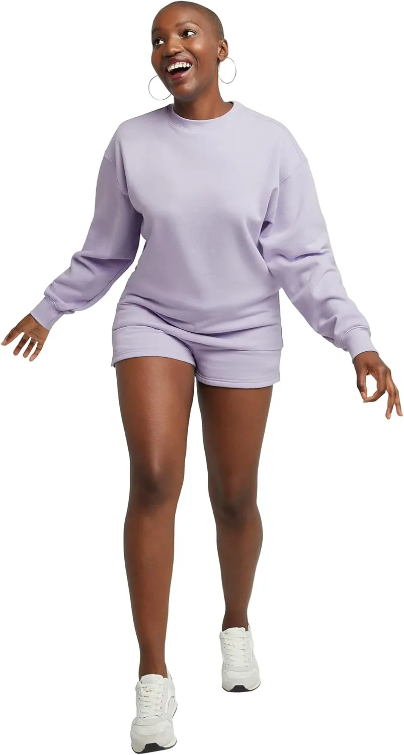Hanes Women's Originals Plus Size Fleece Midweight Sweatshirt