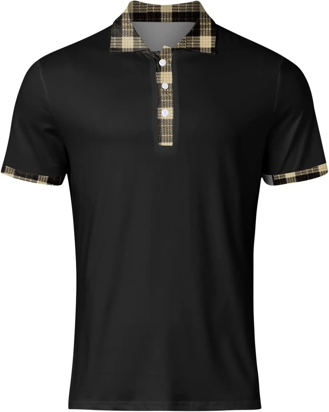 LCMTWX Polo Shirts for Men 2024 Button Up Shirt for Sports and Leisure Polo Shirts Polo Shirts for Men Men's Golf Polo Men