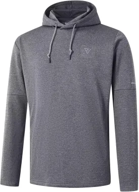 M MAELREG Hoodies for Men Golf Fleece Hooded Sweatshirts Dry Fit Athletic Lightweight Casual Midlayer Mens Hoodies Pullover