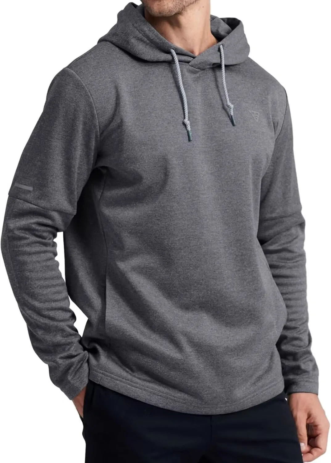 M MAELREG Hoodies for Men Golf Fleece Hooded Sweatshirts Dry Fit Athletic Lightweight Casual Midlayer Mens Hoodies Pullover