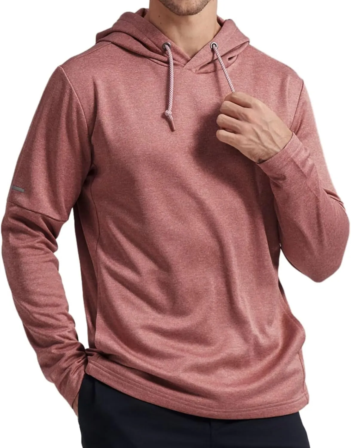M MAELREG Hoodies for Men Golf Fleece Hooded Sweatshirts Dry Fit Athletic Lightweight Casual Midlayer Mens Hoodies Pullover