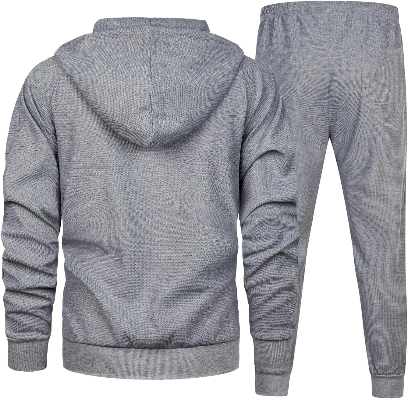 MANTORS Men's Hooded Athletic Tracksuit Full Zip Casual Jogging Gym Sweat Suits