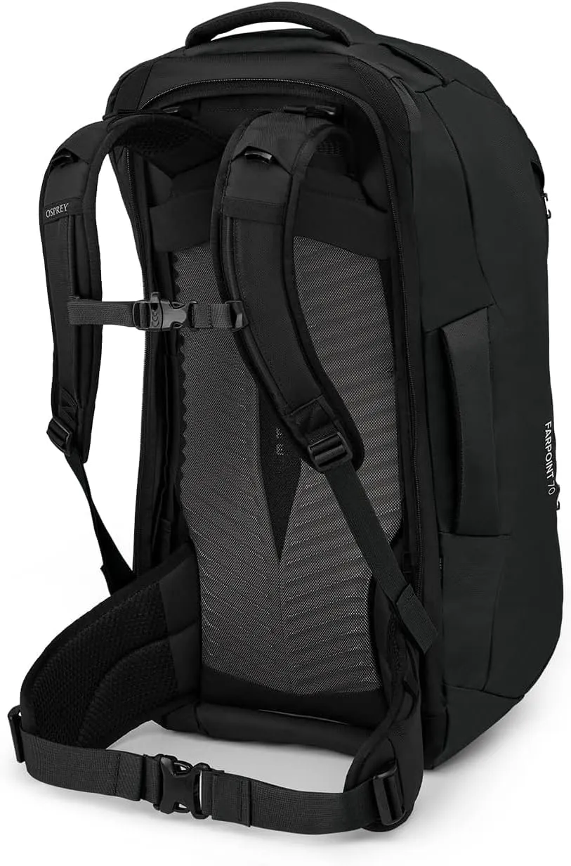 Osprey Farpoint 70L Men's Travel Backpack, Black