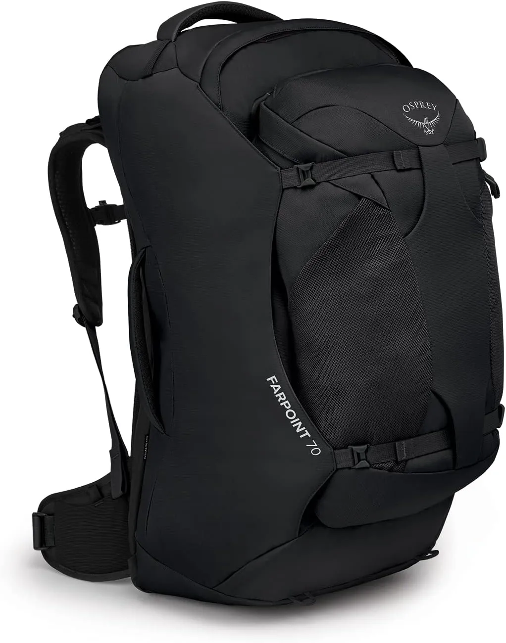 Osprey Farpoint 70L Men's Travel Backpack, Black