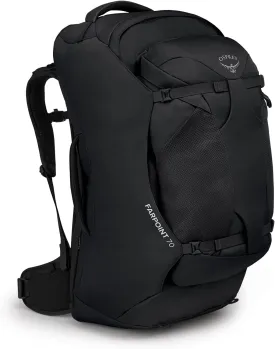 Osprey Farpoint 70L Men's Travel Backpack, Black