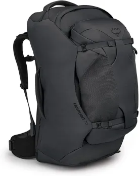 Osprey Farpoint 70L Men's Travel Backpack, Tunnel Vision Grey