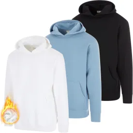 PURE CHAMP 3 Pack Fleece Hoodies for Men Long Sleeve Essentials Hoodie Cotton Active Athletic Workout Sweatshirts for Men