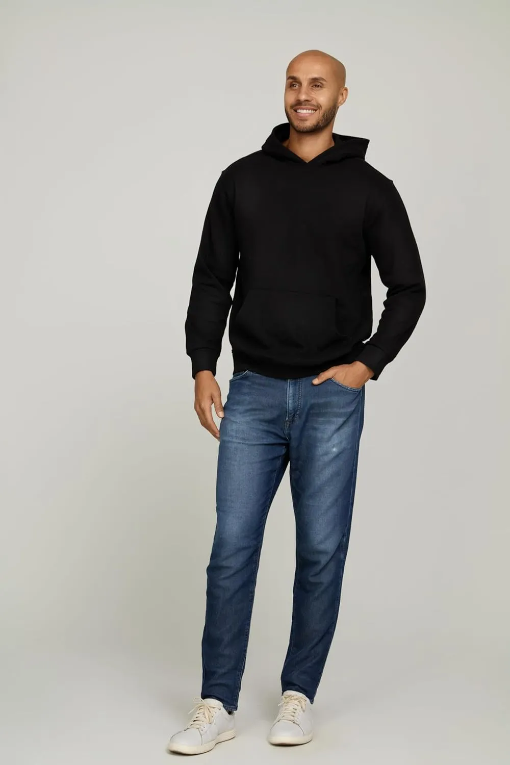 PURE CHAMP 3 Pack Fleece Hoodies for Men Long Sleeve Essentials Hoodie Cotton Active Athletic Workout Sweatshirts for Men