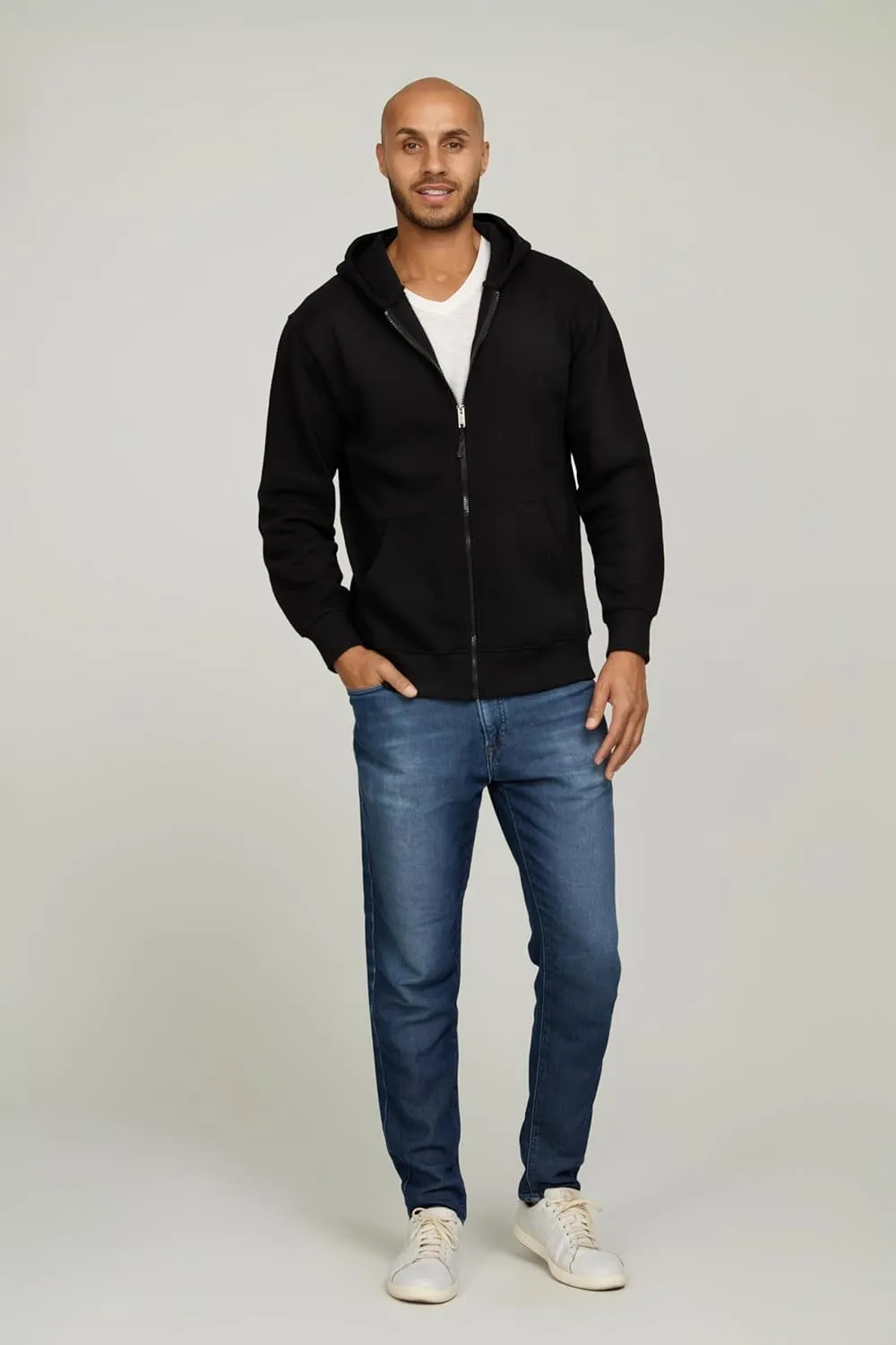 PURE CHAMP 3 Pack Fleece Hoodies for Men Long Sleeve Essentials Hoodie Cotton Active Athletic Workout Sweatshirts for Men