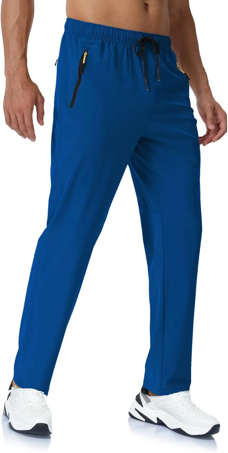 Rapoo Mens Lightweight Hiking Pants Quick Dry Stretch Joggers for Running Workout Casual