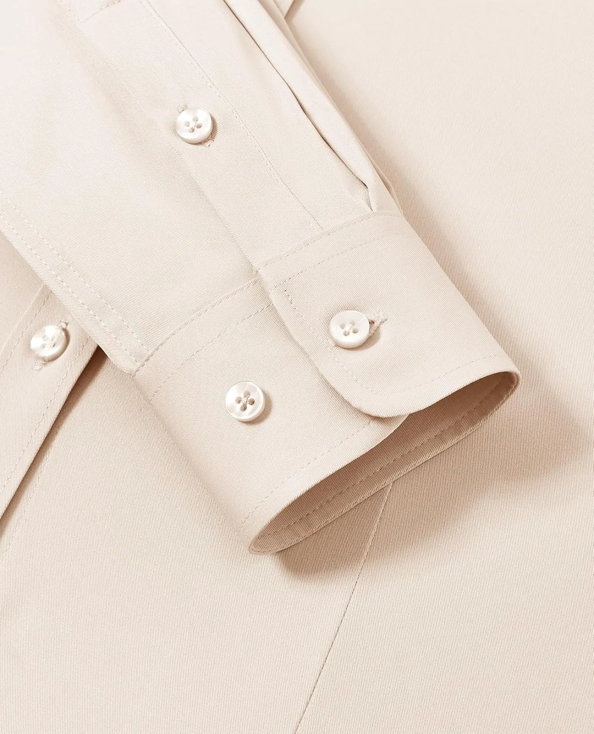 siliteelon Button Down Shirts for Women Long Sleeve Dress Shirts Wrinkle Free Collared Work Office Solid Blouses Tops