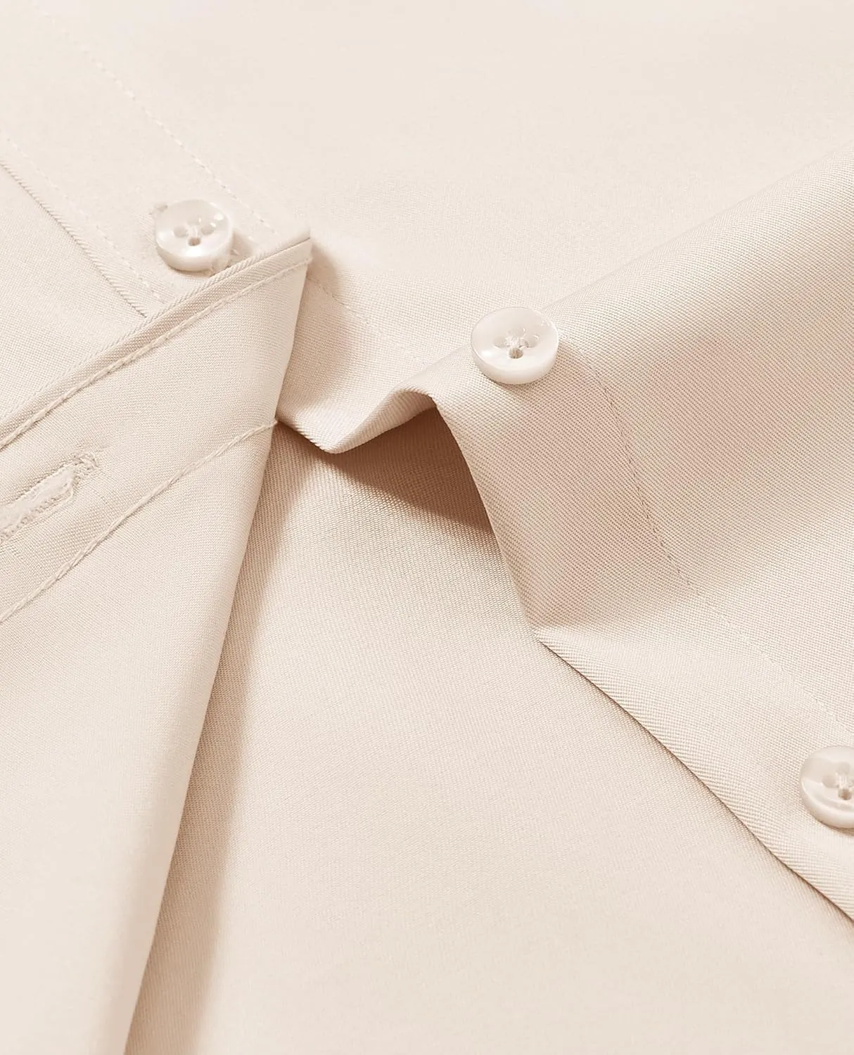 siliteelon Button Down Shirts for Women Long Sleeve Dress Shirts Wrinkle Free Collared Work Office Solid Blouses Tops