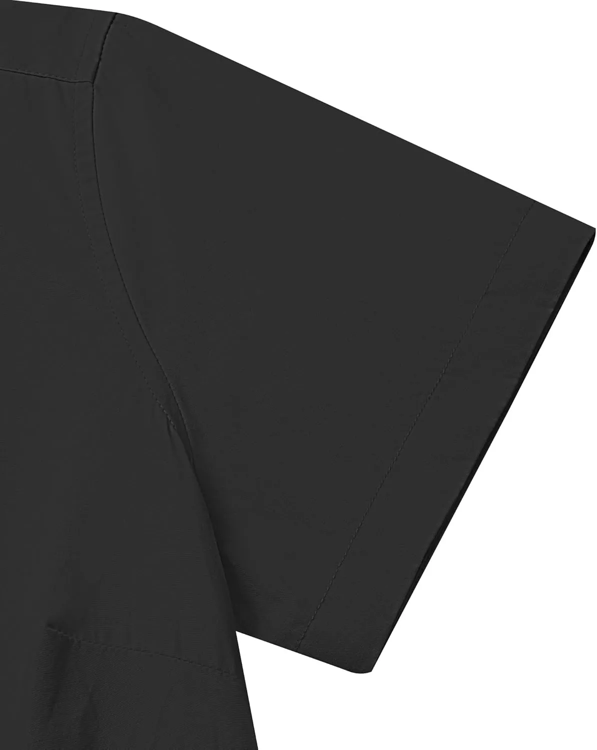 siliteelon Dress Shirts for Women Short Sleeve Cotton Button Down Shirt Basic Button Up Shirt Collared Shirts Work Shirt