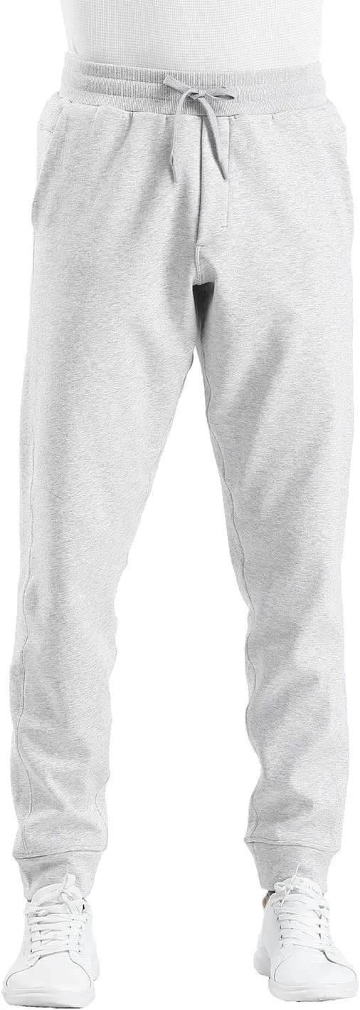 THE GYM PEOPLE Mens' Fleece Joggers Pants with Deep Pockets in Loose-fit Style