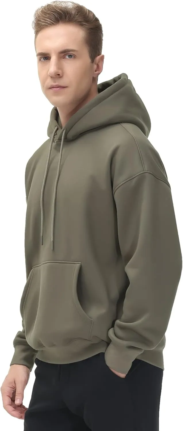 THE GYM PEOPLE Men's Fleece Pullover Hoodie Loose Fit Ultra Soft Hooded Sweatshirt With Pockets