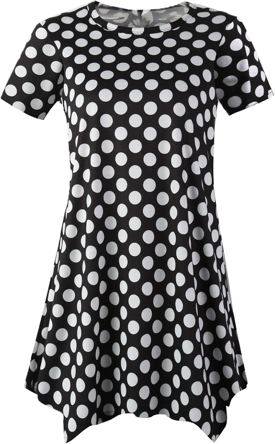 Topdress Women's Loose Fit Swing Shirt Casual Tunic Top for Leggings