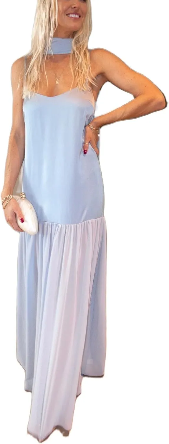 Women Y2k Boho Maxi Dress Floral Lace Sheer Tiered Flowy Cami Long Dress 2025 Summer Smocked Beach Sundress