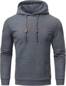 YuKaiChen Men's Casual Pullover Hoodies Long Sleeve Hooded Sweatshirts