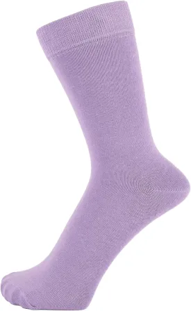 ZAKIRA Finest Combed Cotton Dress Socks in Plain Colours for Men, Women